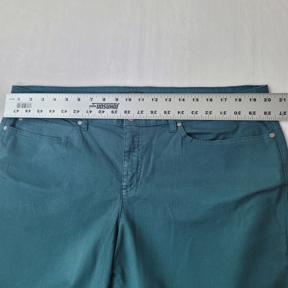 Eileen Fisher Women Aegean Organic Cotton Stretch Twill Skinny Jean Size 18 NWT - Picture 6 of 11
